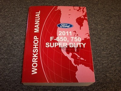 view cover of 2011 F650 F750 Super Duty shop service repair manual set by Ford Truck