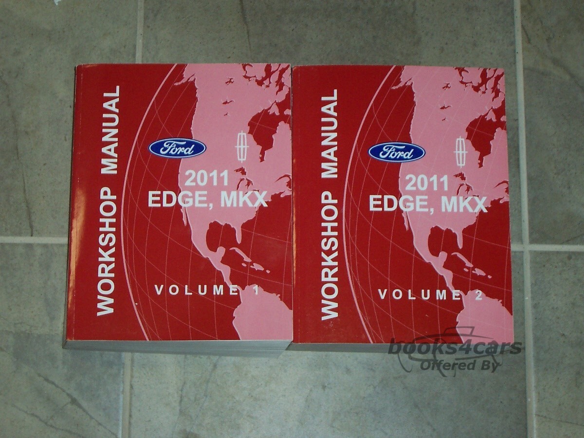 view cover of 2011 Edge MKX Shop Service Repair Manual by Ford & Lincoln