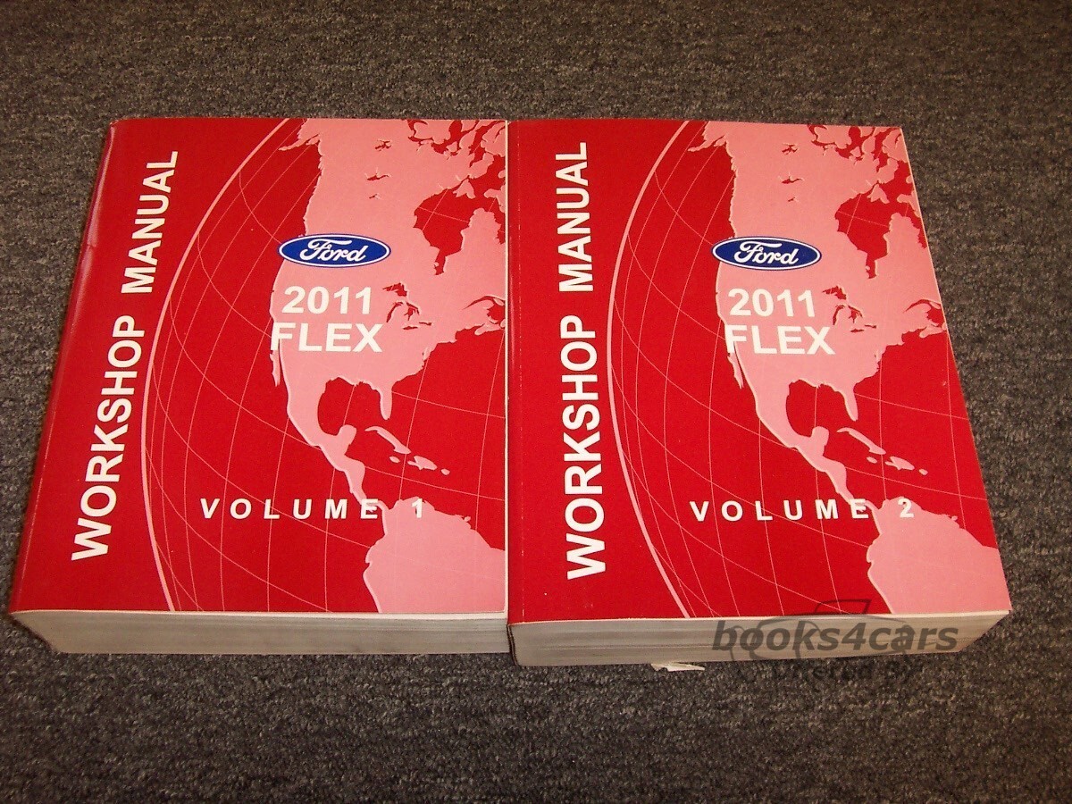 view cover of 2011 Flex shop service repair manual 2 volumes by Ford