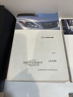 view cover of 2011 LX570 owners manual by Lexus