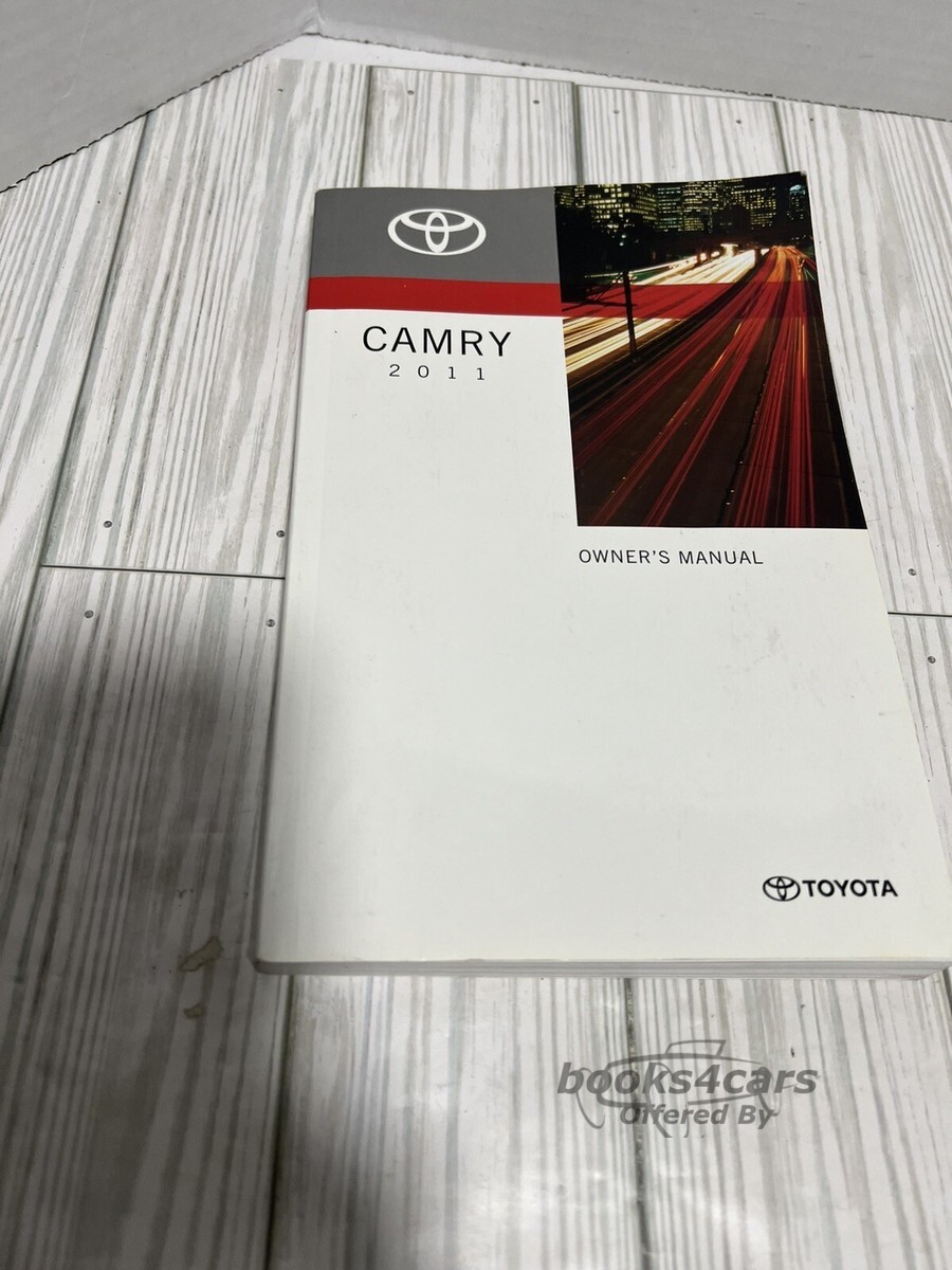 view cover of 2011 Camry owners manual by Toyota