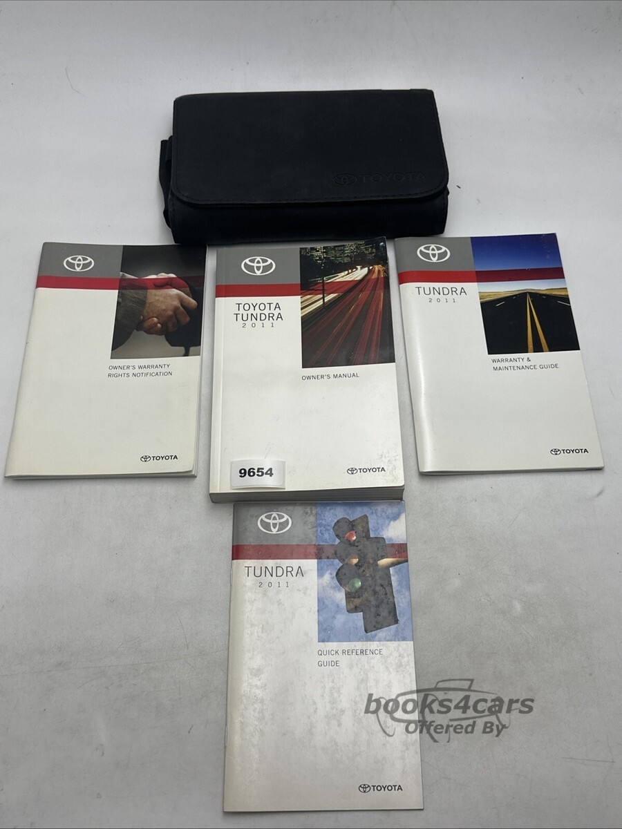 view cover of 2011 Tundra owners manual by Toyota