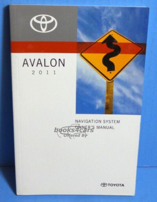 view cover of 2011 Avalon Navigation owners manual by Toyota