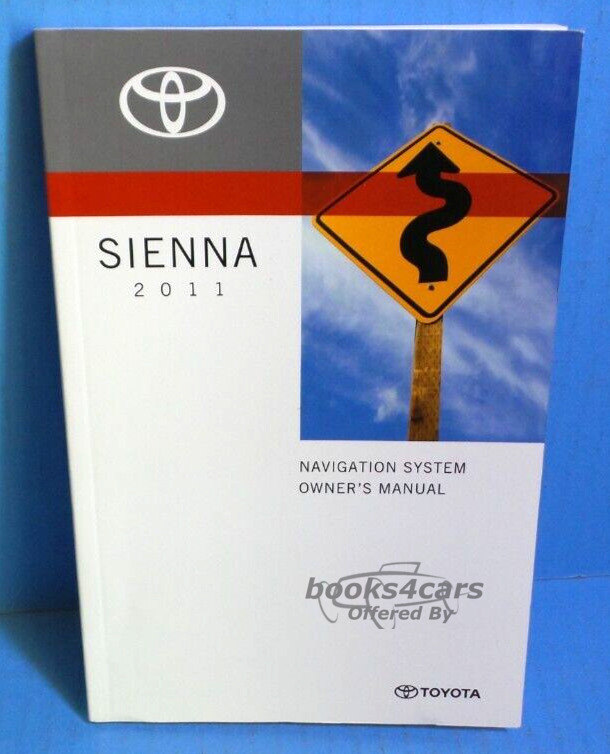 view cover of 2011 Sienna Navigation Owners Manual by Toyota