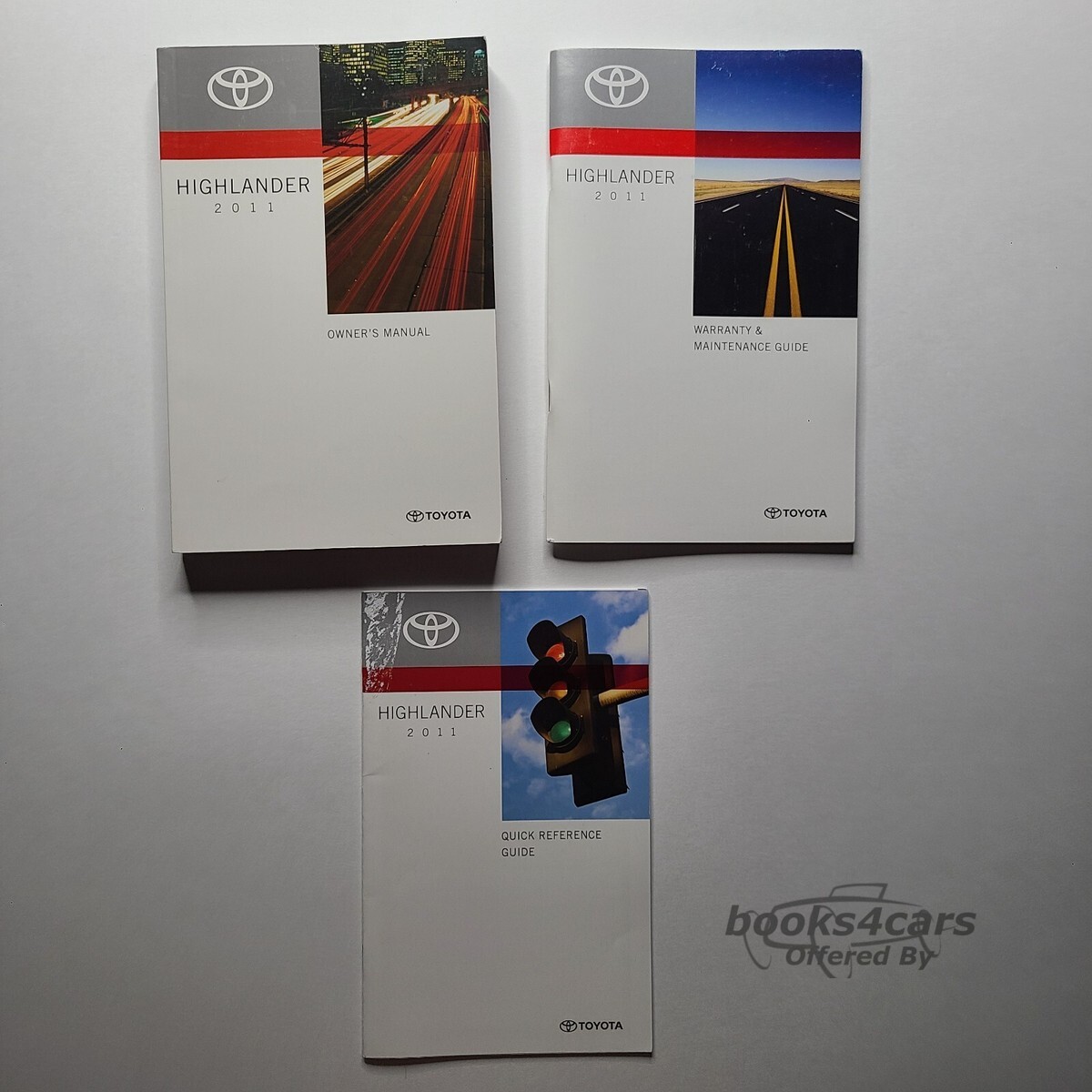 view cover of 2011 Highlander owenrs manual by Toyota