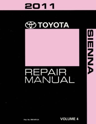 view cover of 2011 Sienna Shop Service Repair Manual volume #4