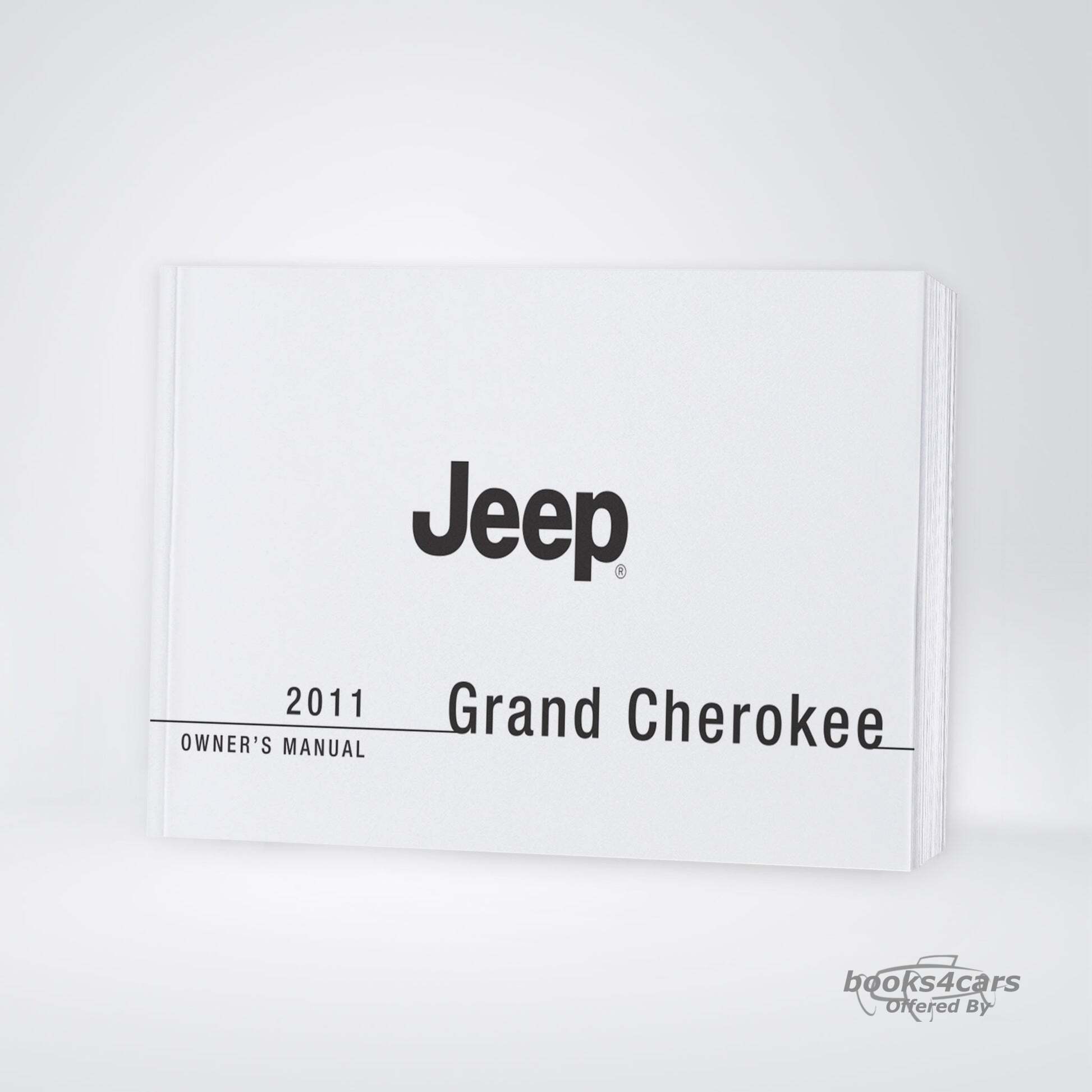 view cover of 2011 Grand Cherokee owners manual by Jeep