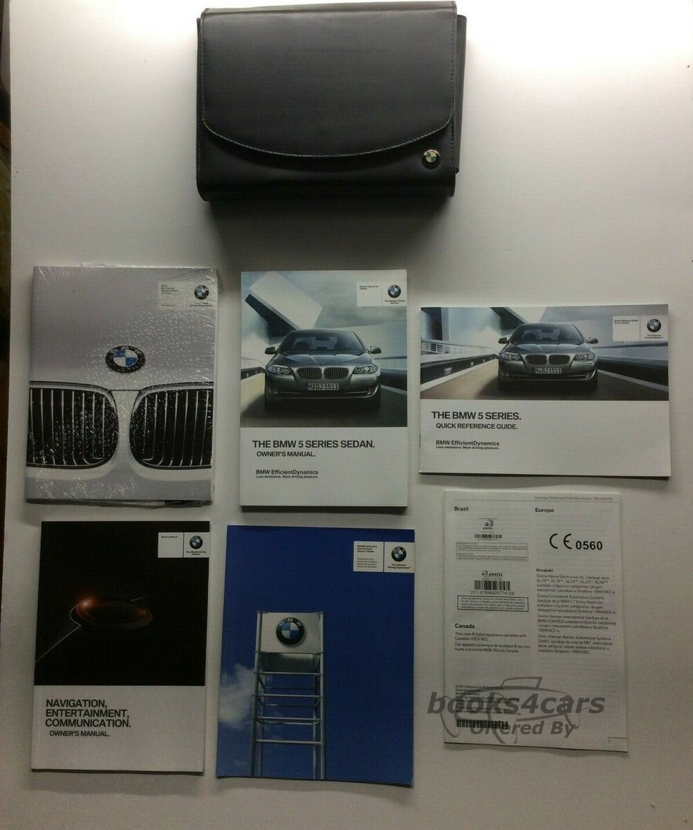 view cover of 2012 BMW 528i 535i 550i 528i xDrive 535i xDrive 550i xDrive owners manual by BMW