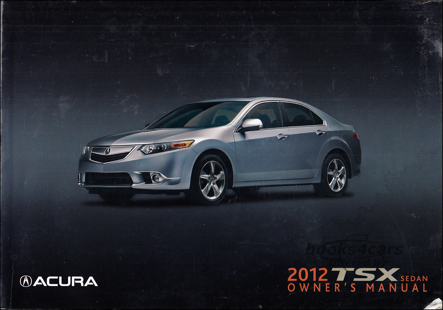 view cover of 2012 TSX owners manual by Acura