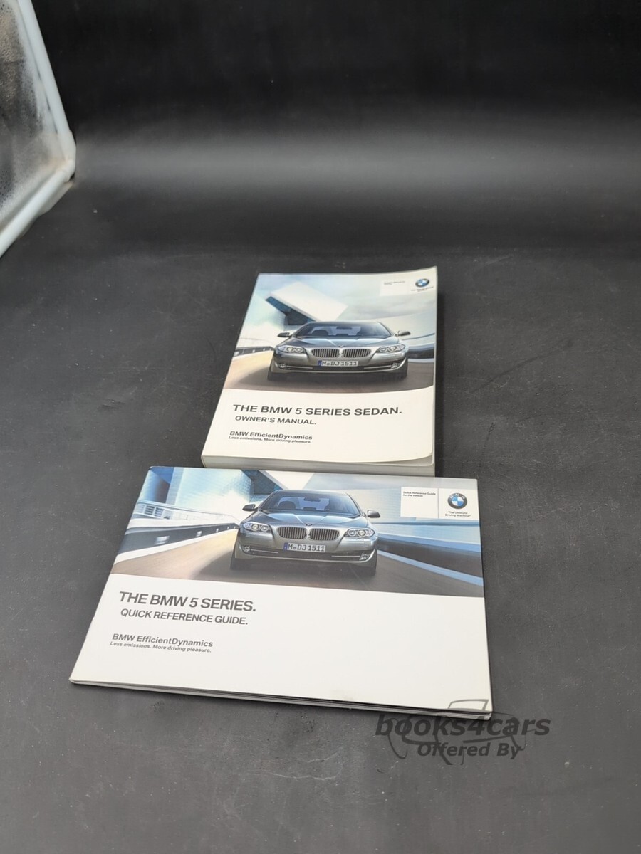 view cover of 2012 5 Series Owners Manual by BMW 528i 535i 550i