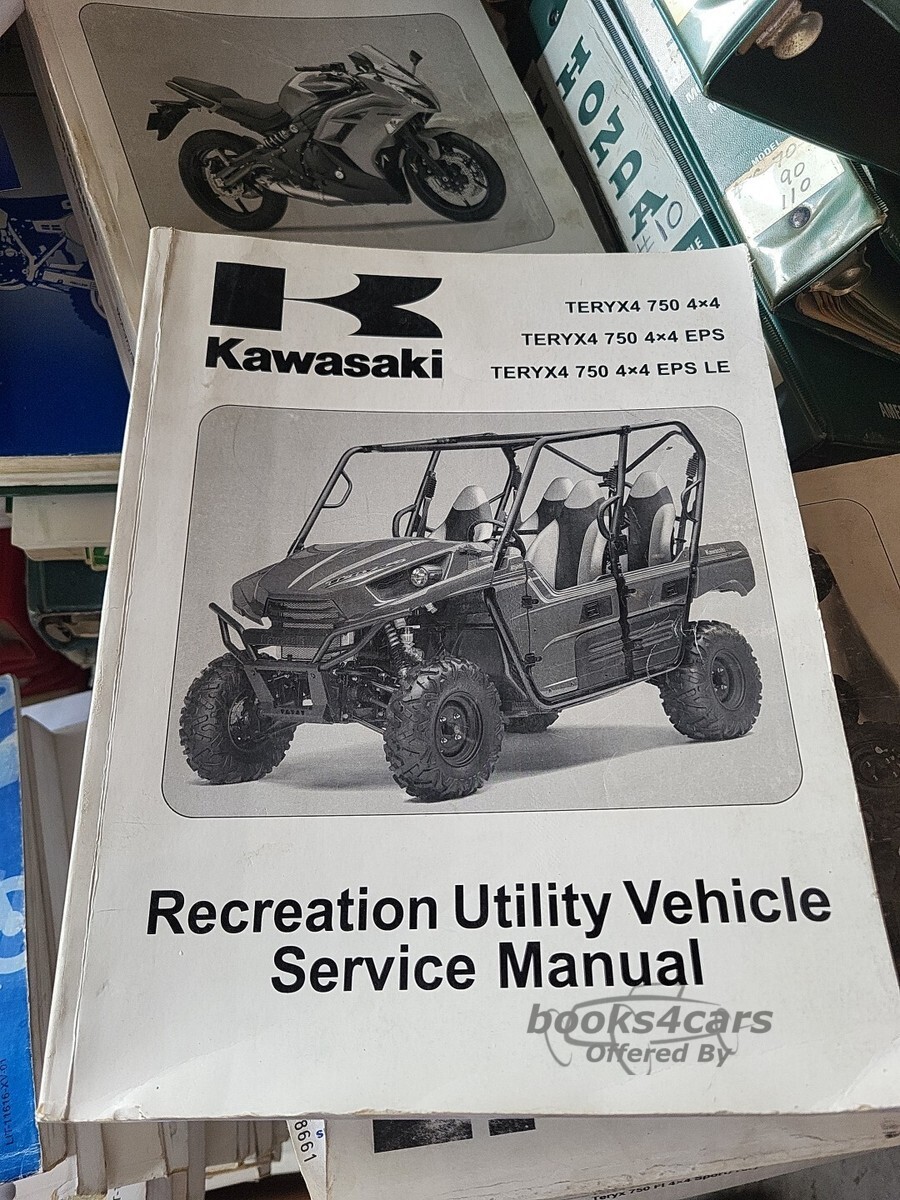 view cover of 2012 TERYX4 750 4x4 EPS LE Shop Service Repair Manual by Kawasaki