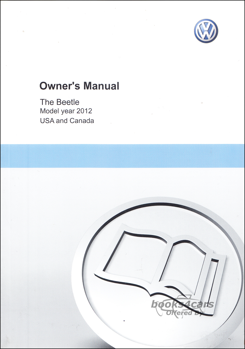 view cover of 2012 VW Beetle owners manual by Volkswagen