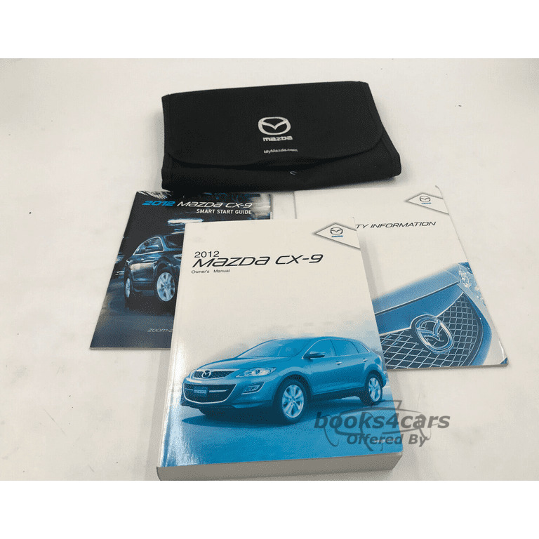view cover of 2012 Mazda CX9 owners manual