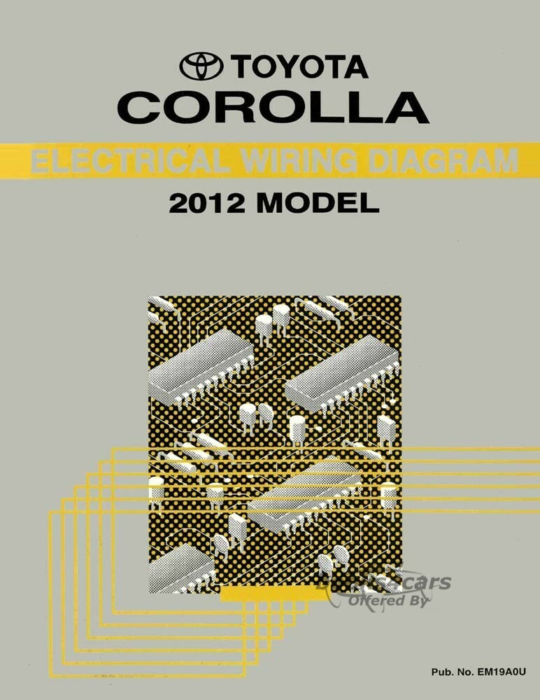 view cover of 2012 Corolla Electrical Wiring Diagram by Toyota