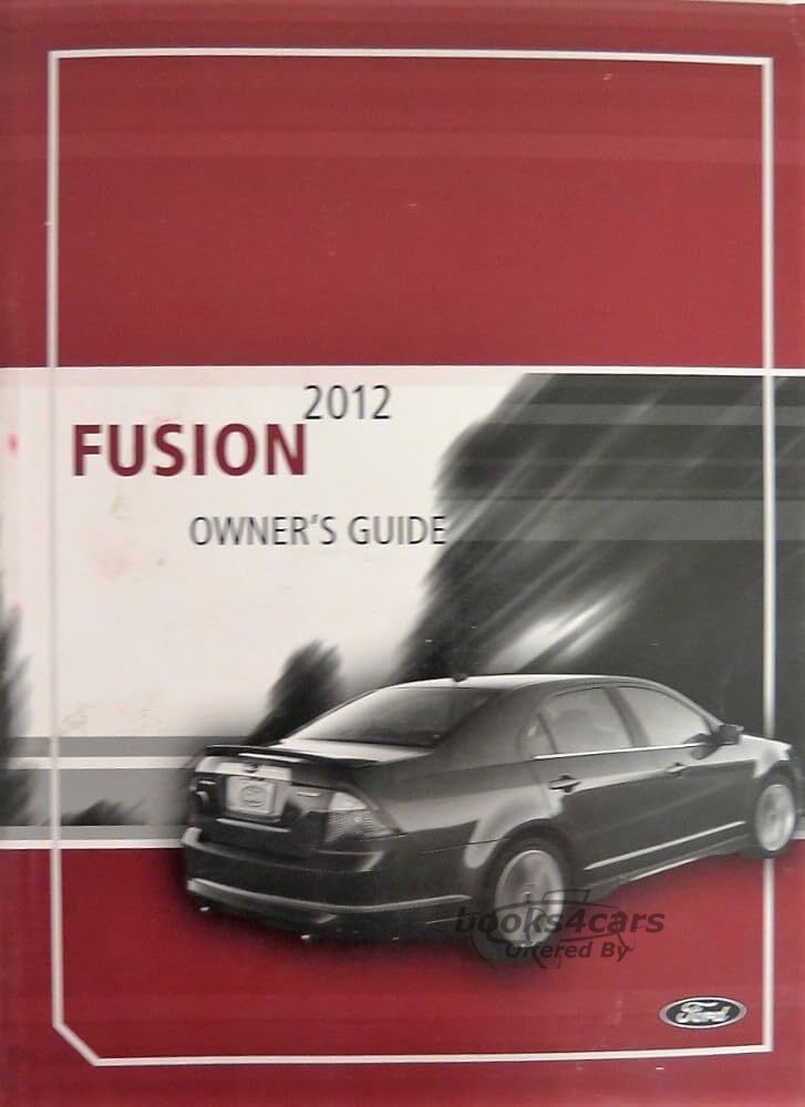 view cover of 2012 Fusion Owners Manual by Ford