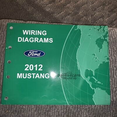 view cover of 2012 Mustang wiring diagrams manual by Ford