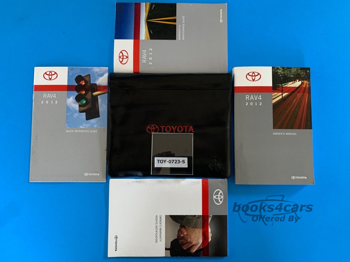 view cover of 2012 Rav4 Owners Manual by Toyota Rav 4