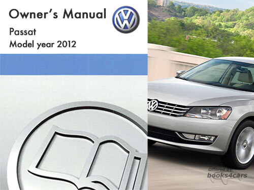view cover of 2012 Passat owners manual by Volkswagen