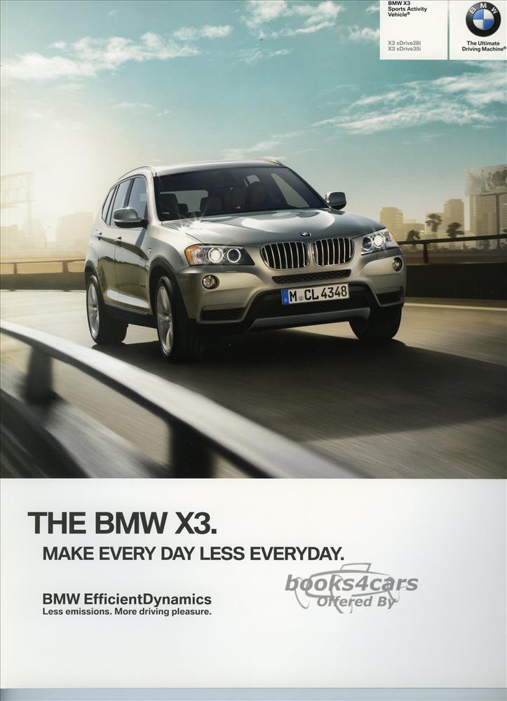 view cover of 2012 BMW X3 Owners Manual by BMW