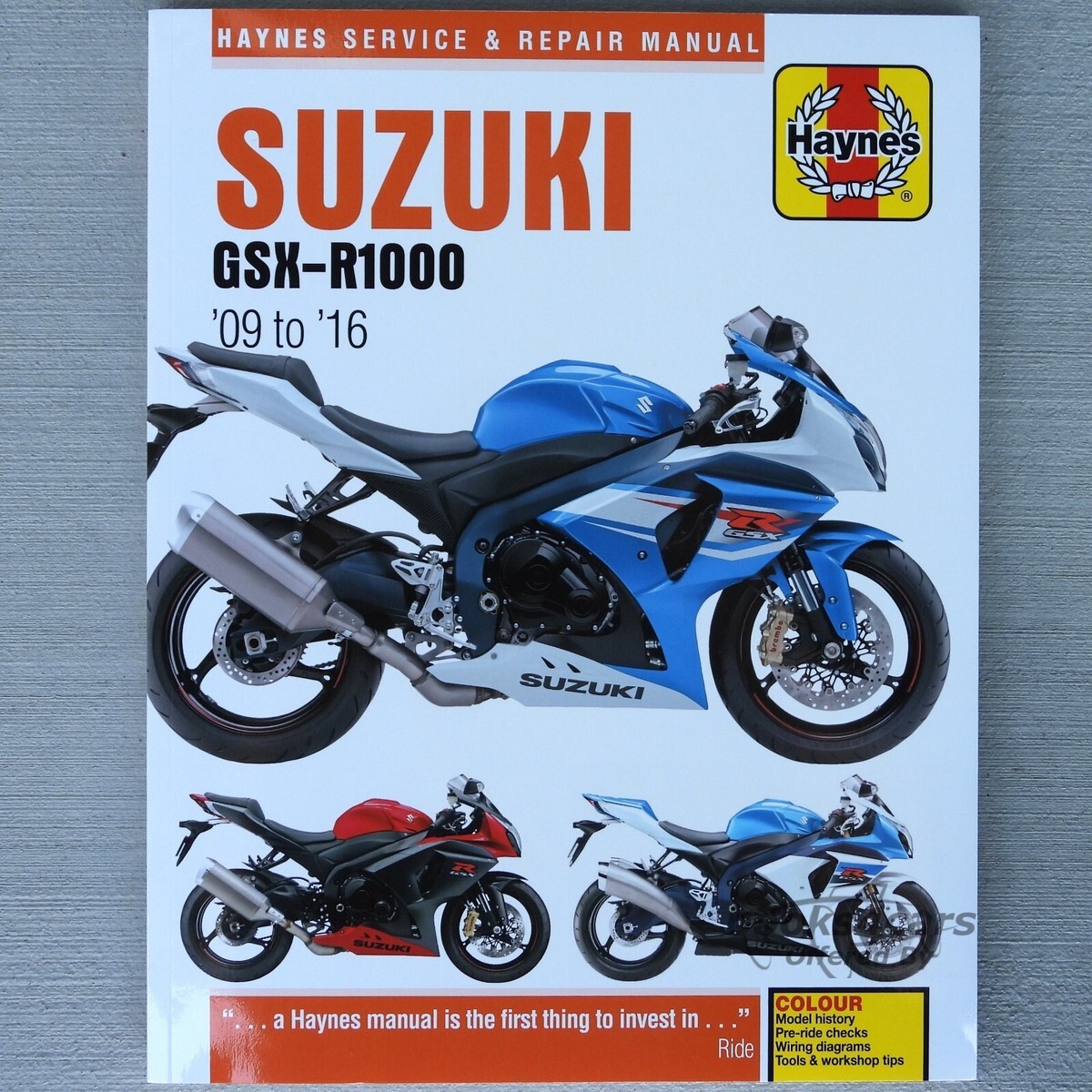 view cover of 2009-2016 Suzuki GSX-R1000 Shop Service Repair Manual by Haynes Motorcycles for GSXR1000