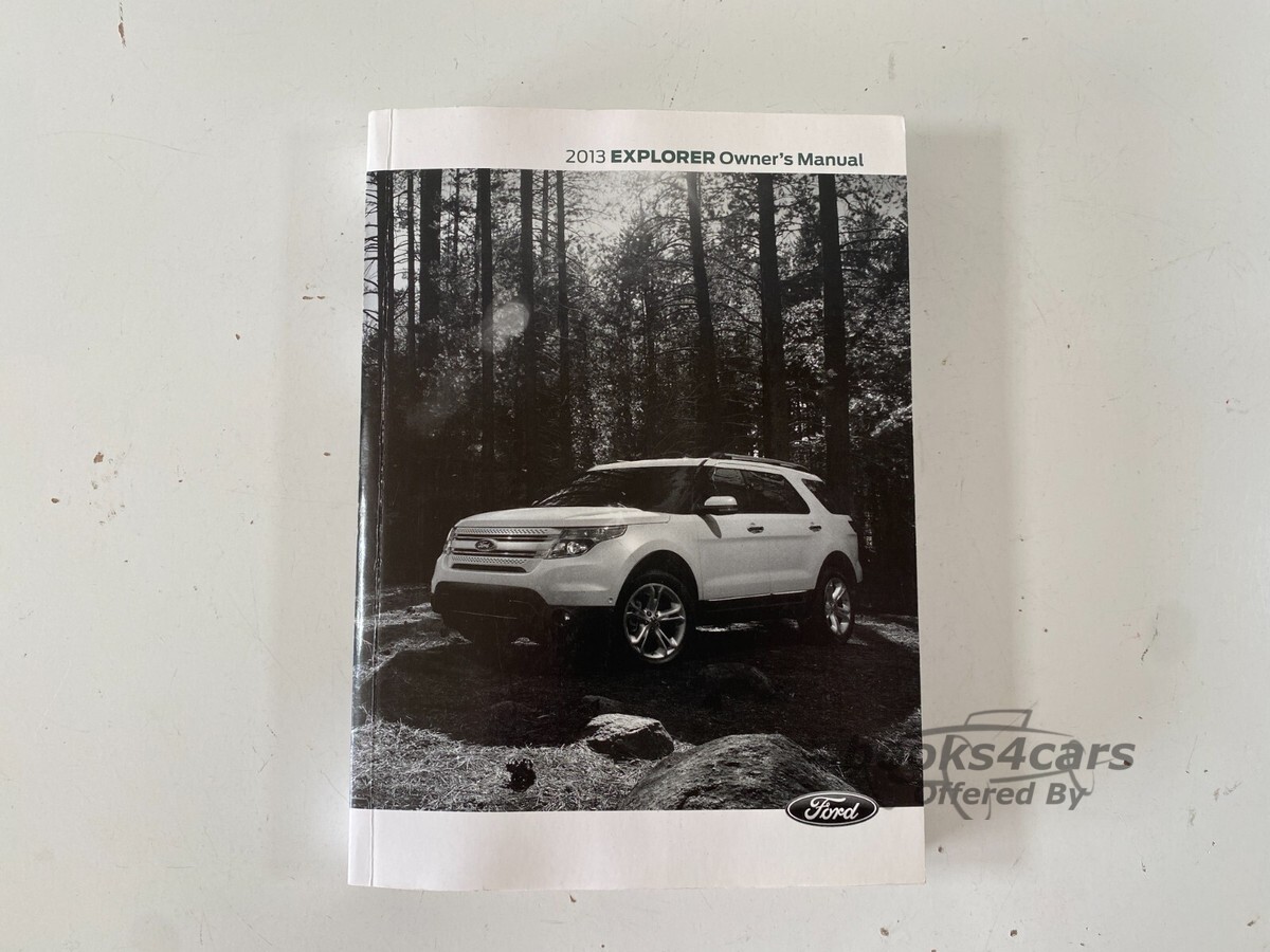 view cover of 2013 Explorer owners manual by Ford