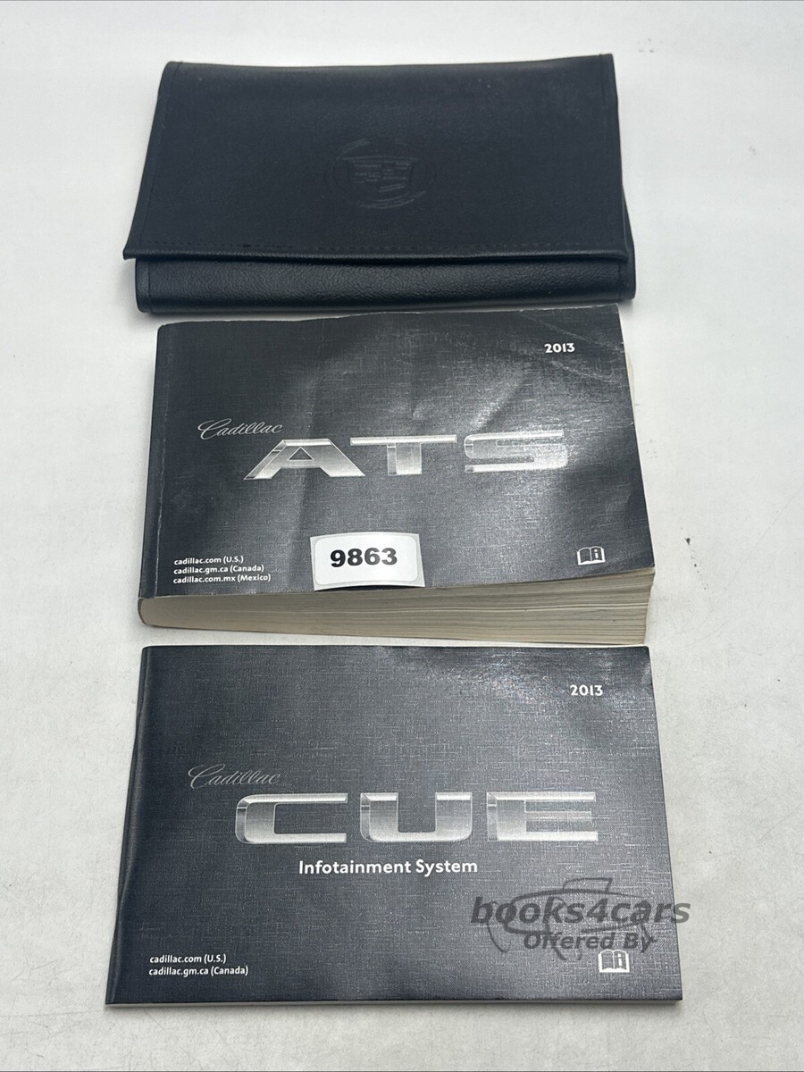 view cover of 2013 ATS owners manual by Cadillac