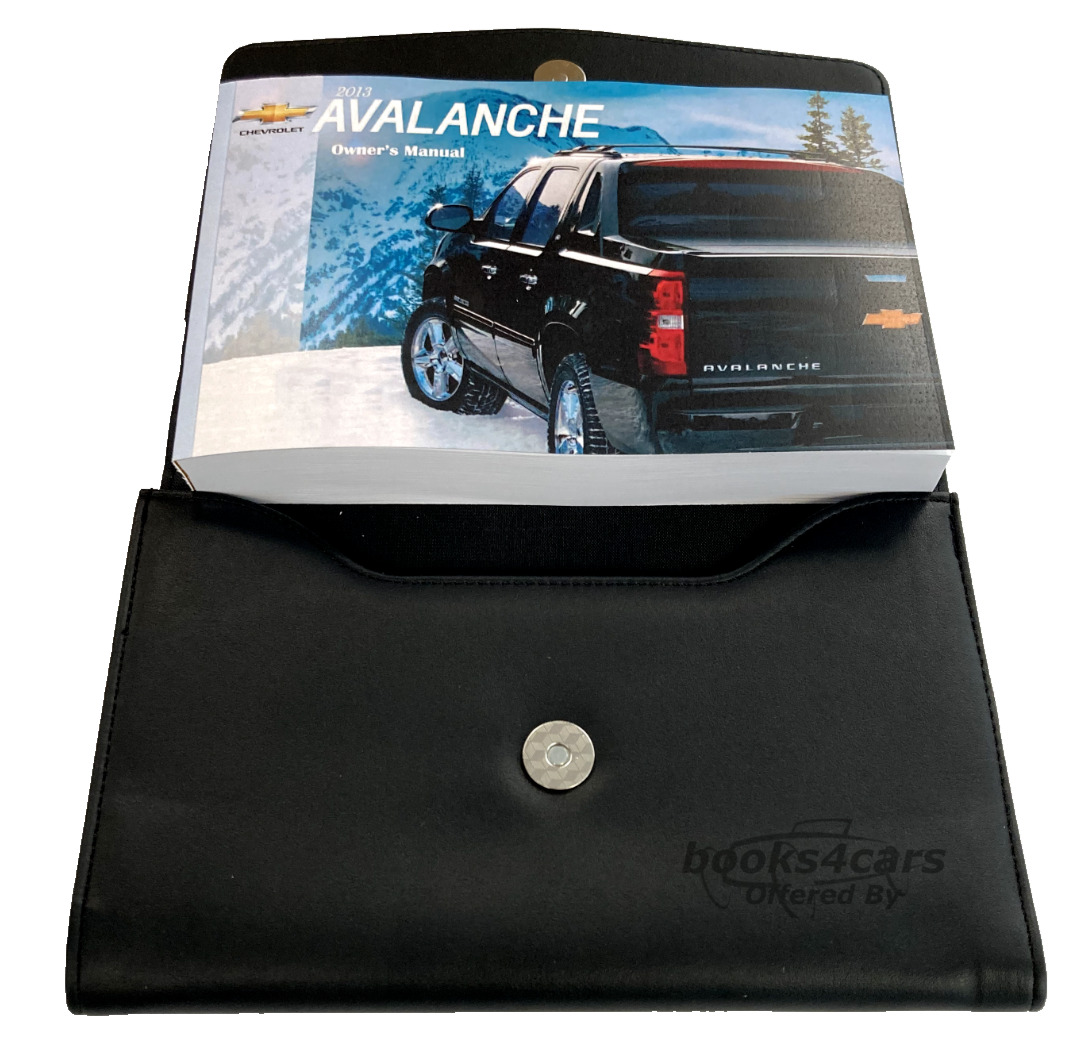 view cover of 2013 Avalanche Owners Manual by Chevrolet Truck