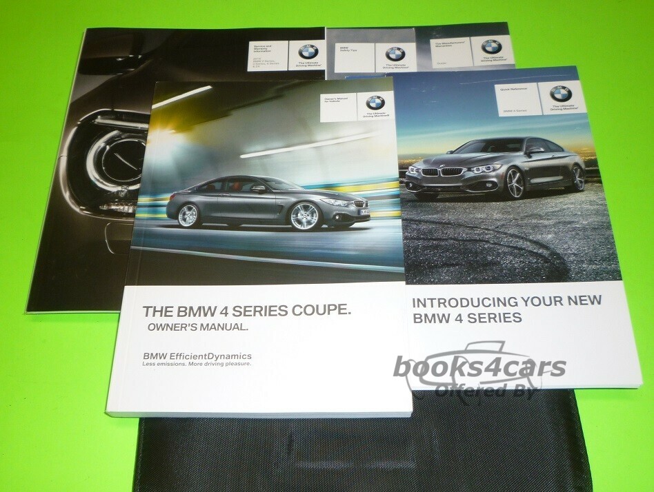 view cover of 2013 4 Series Coupe Owners Manual by BMW
