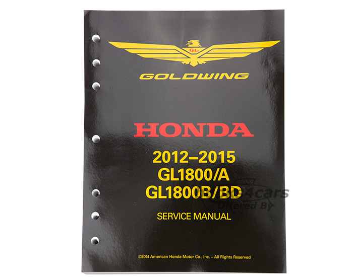 view cover of 2012-2017 Goldwing GL1800 shop service repair manual by Honda