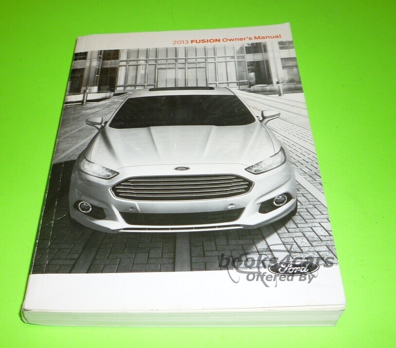view cover of 2013 Fusion Owners Manual by Ford
