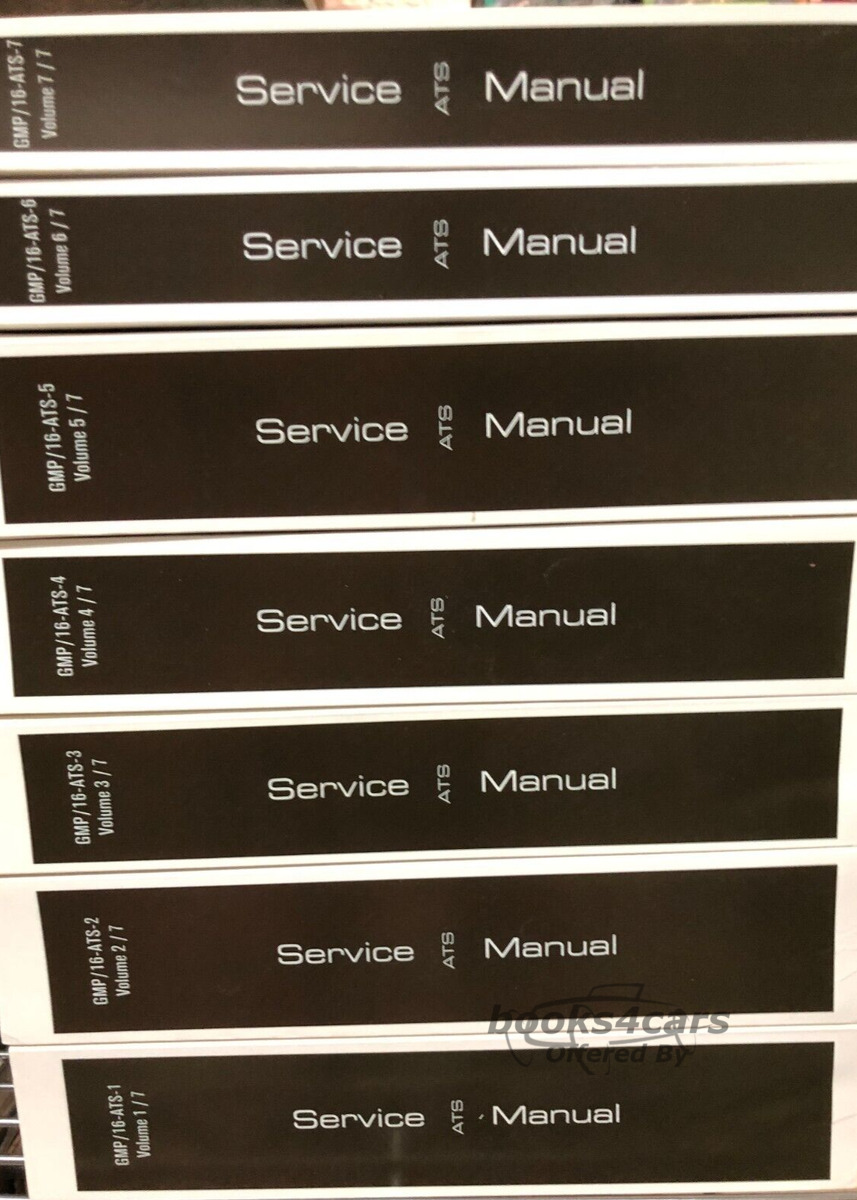 view cover of 2013 ATS shop service repair manual set by Cadillac & GM