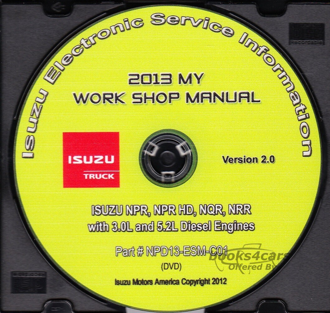view cover of 2013 Isuzu NRR Diesel Truck Shop Service Repair Manual