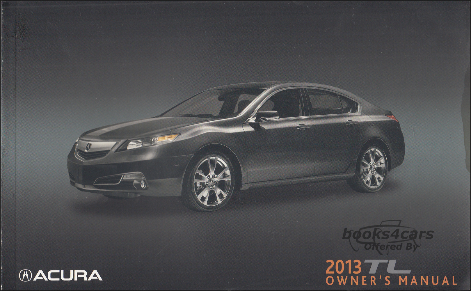 view cover of 2013 TL owners manual by Acura