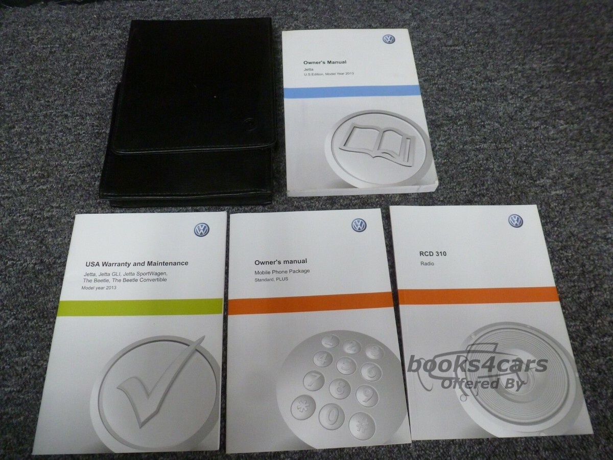 View cover of 2013 Volkswagen Jetta owners manual by VW