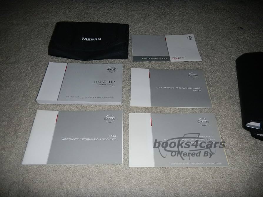 view cover of 2014 370Z owners manual by Nissan 370 Z