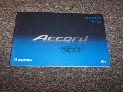 view cover of 2014 Accord Navigation owners manual by Honda