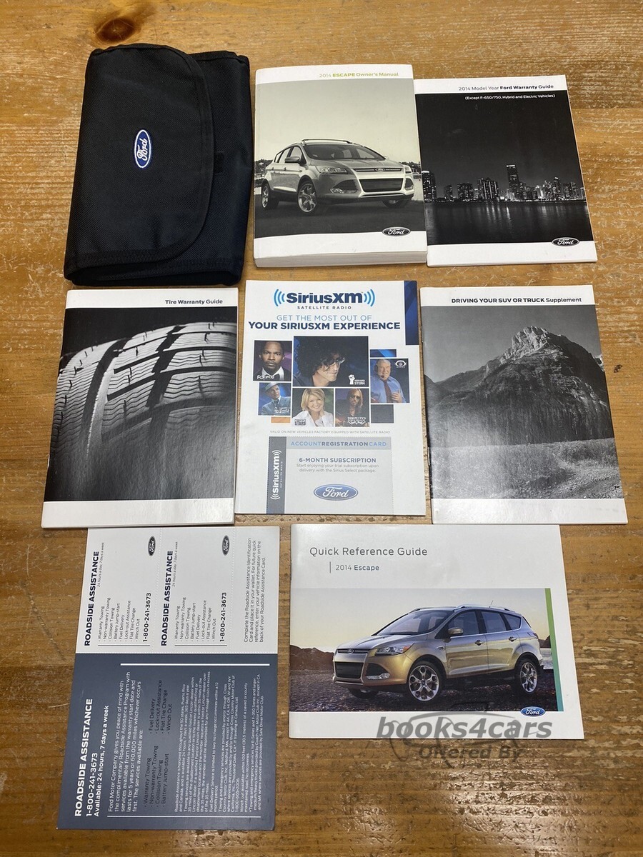 view cover of 2014 Escape owners manual by Ford