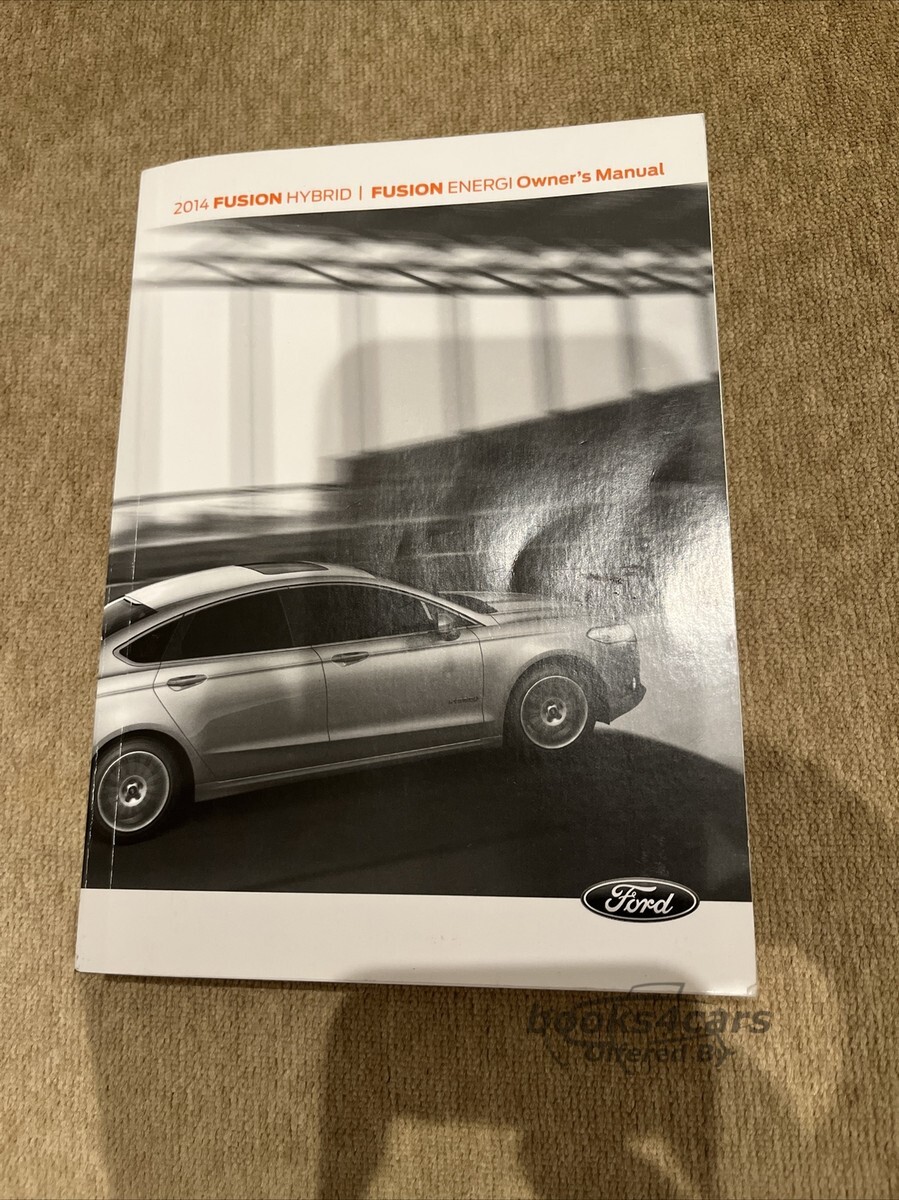 view cover of 2014 Fusion Hybrid Owners Manual by Ford