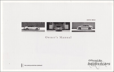 view cover of 2015 MKZ Owners Manual By Lincoln