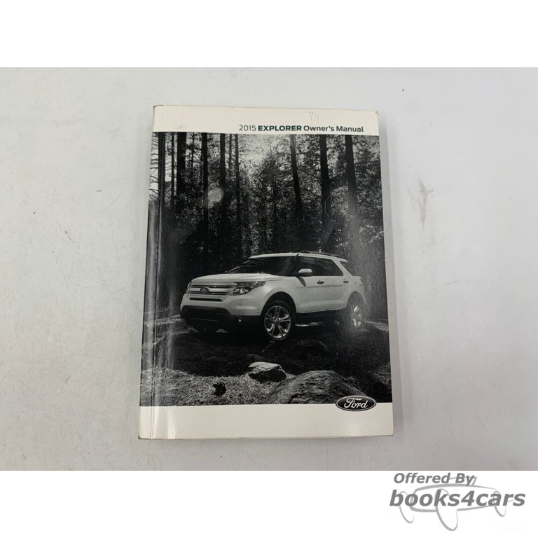 view cover of 2015 Explorer owners manual by Ford