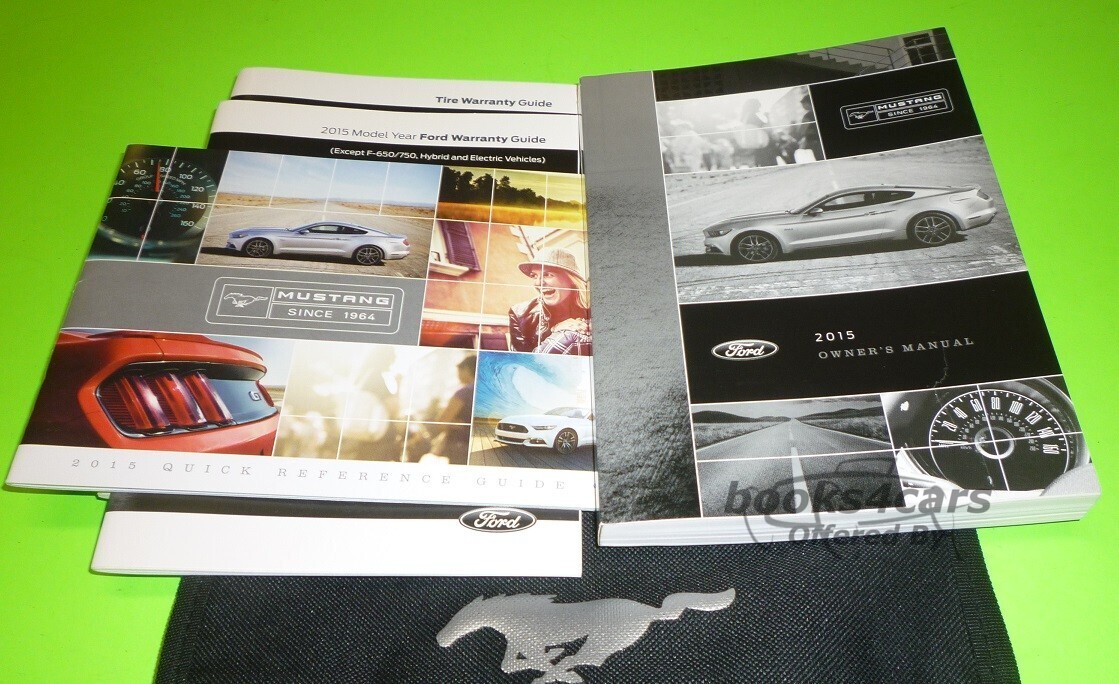 view cover of 2015 Mustang owners manual by Ford