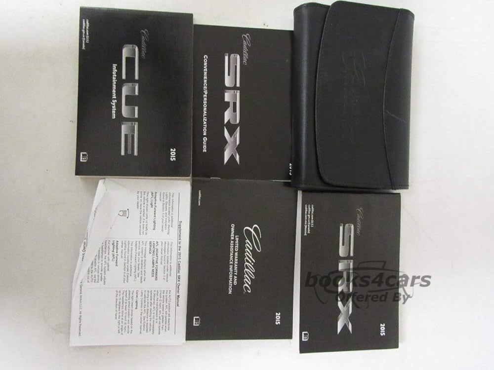 view cover of 2015 SRX owners manual by Cadillac