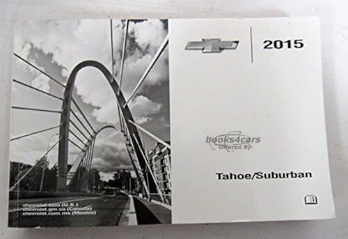 view cover of 2015 Tahoe Suburban owners manual by Chevrolet