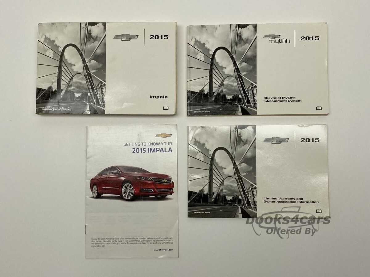 view cover of 2015 Impala owners manual by Chevrolet