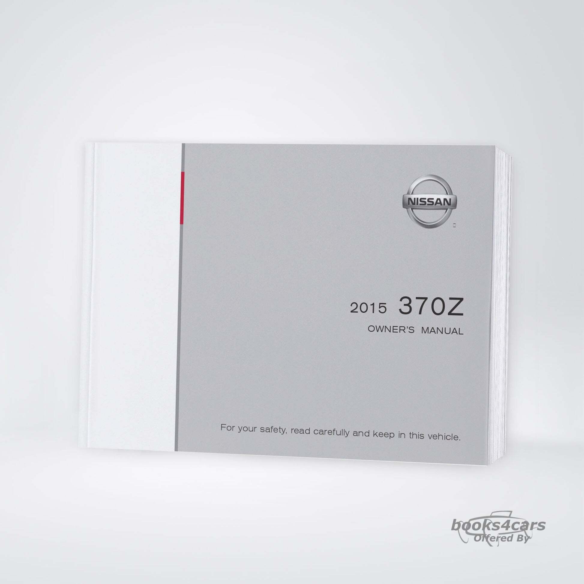 view cover of 2015 370Z owners manual by Nissan 370 Z