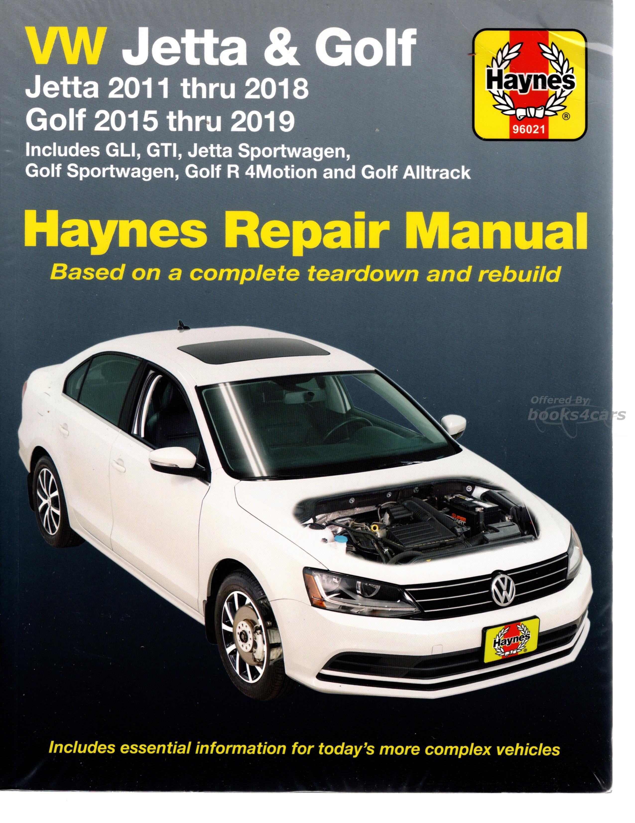 view cover of Volkswagen Golf 2015-2019 & Jetta 2011-2018 GTI GLI & R Shop Service Repair Manual by Haynes