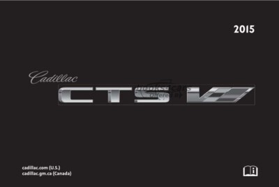 view cover of 2015 CTS-V owners manual by Cadillac