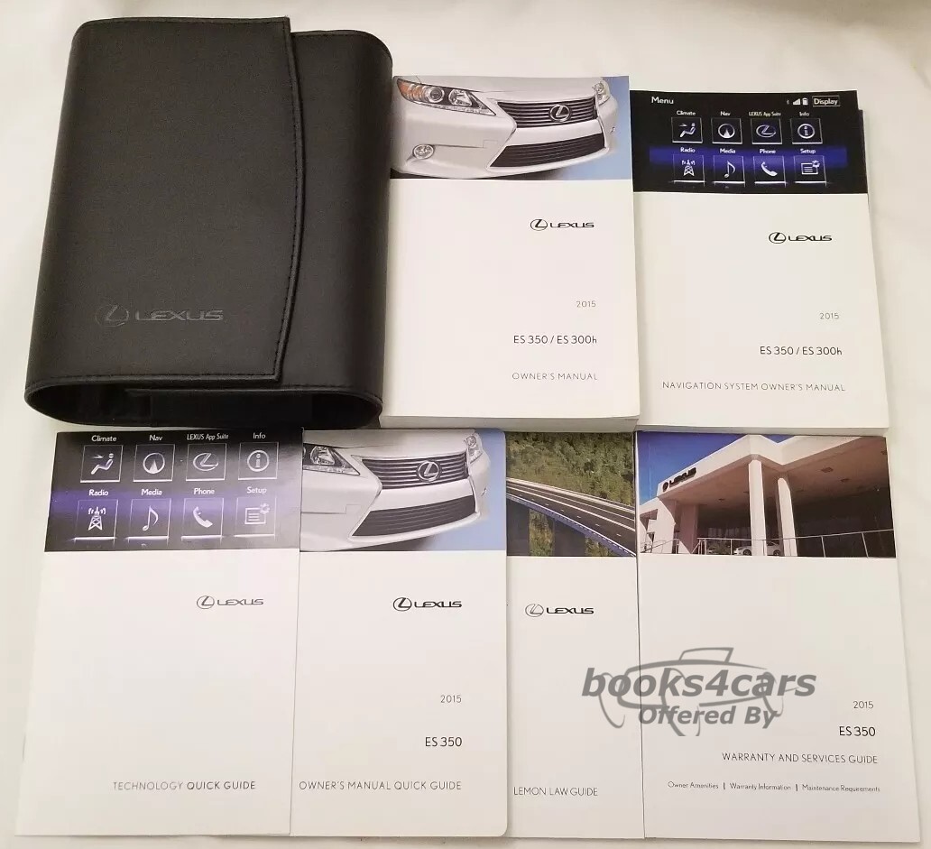 view cover of 2015 ES350 ES300H owners manual by Lexus