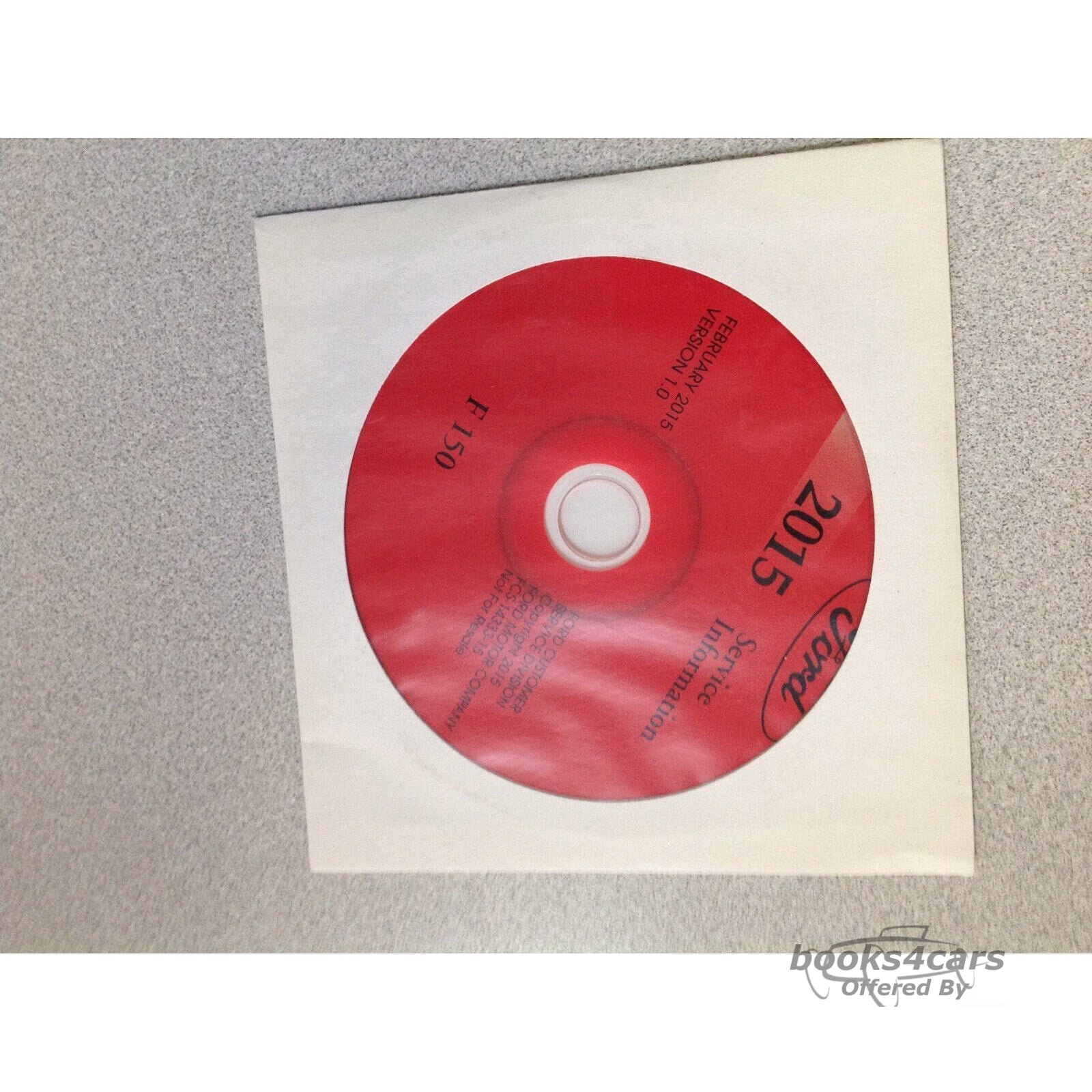 view cover of 2015 F150 Shop service Manual ON CD F-150 truck by Ford includes Raptor