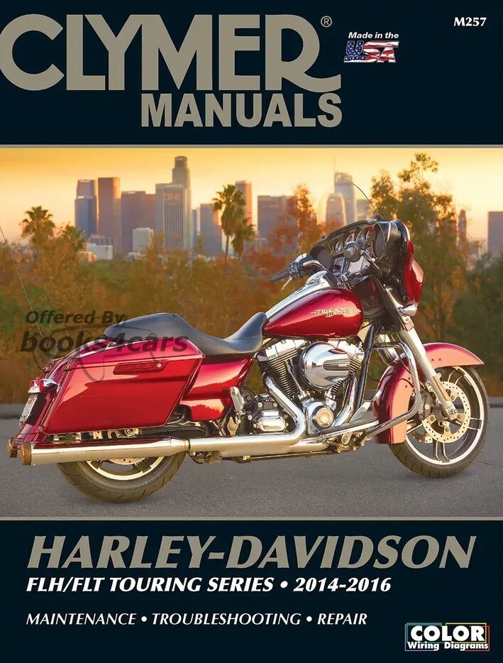 view cover of 2014-2016 Harley Davidson FLH FLT Touring Series Shop Service Repair Manual by Clymer